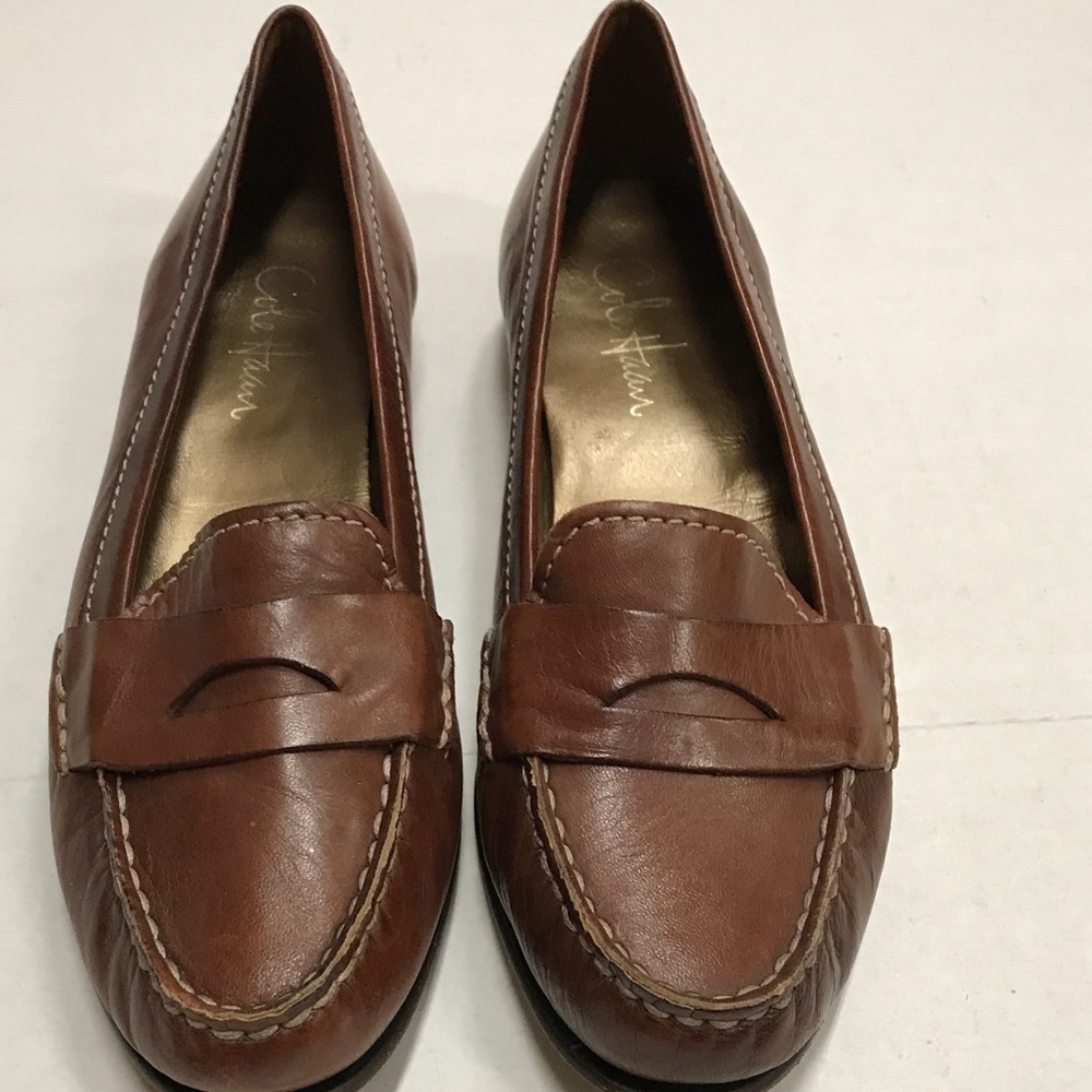 Leather loafers